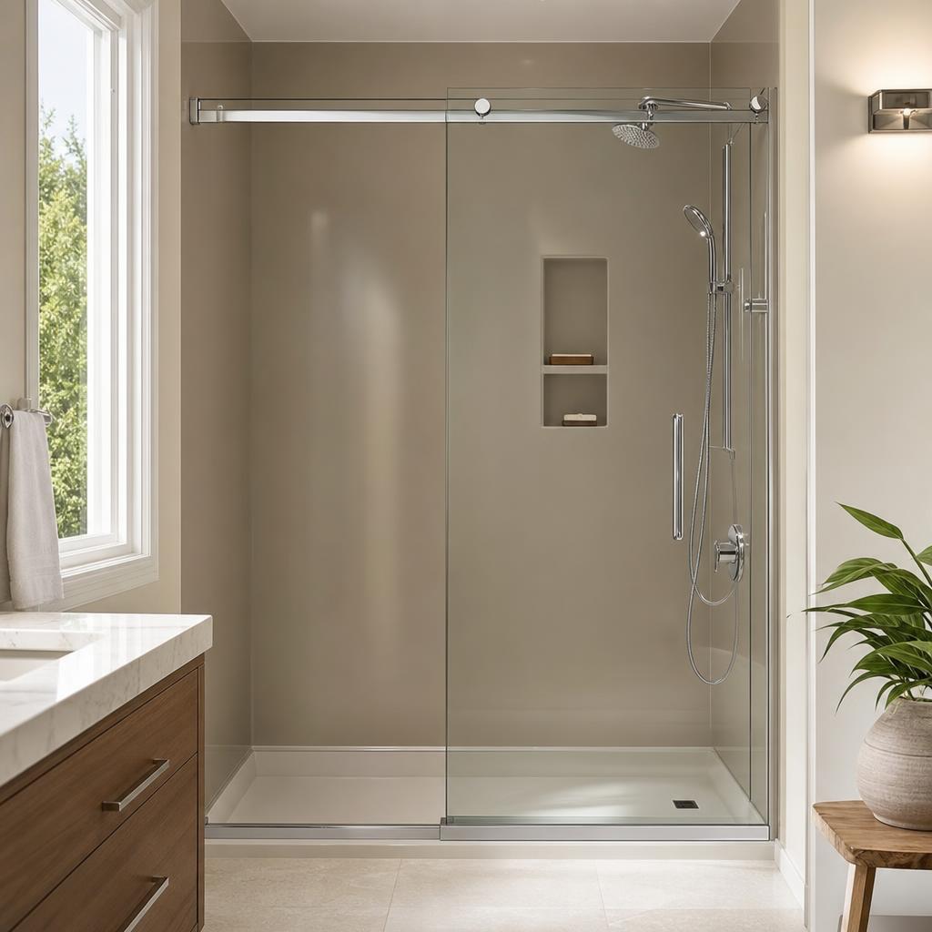 Recently remodeled bathroom in a Acworth, GA home
