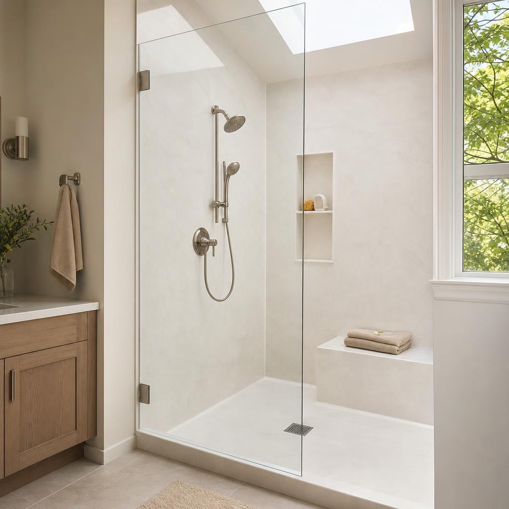 Recently remodeled bathroom in a Ada, MI home