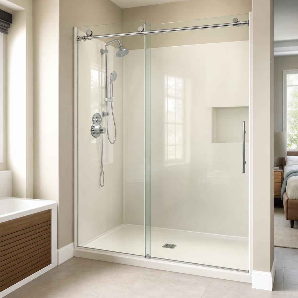 Recently remodeled bathroom in a Adair, IA home