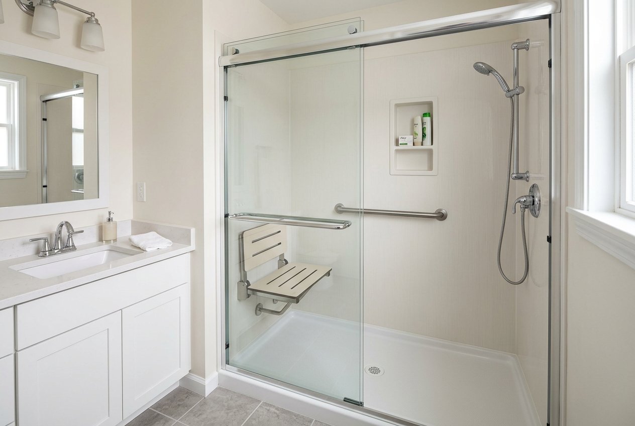 Recently remodeled bathroom in a Alabaster, AL home