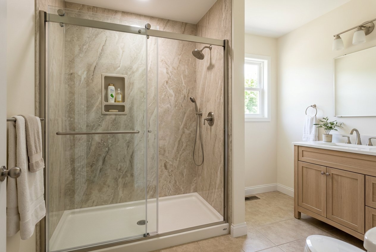 Recently remodeled bathroom in a Aliquippa, PA home