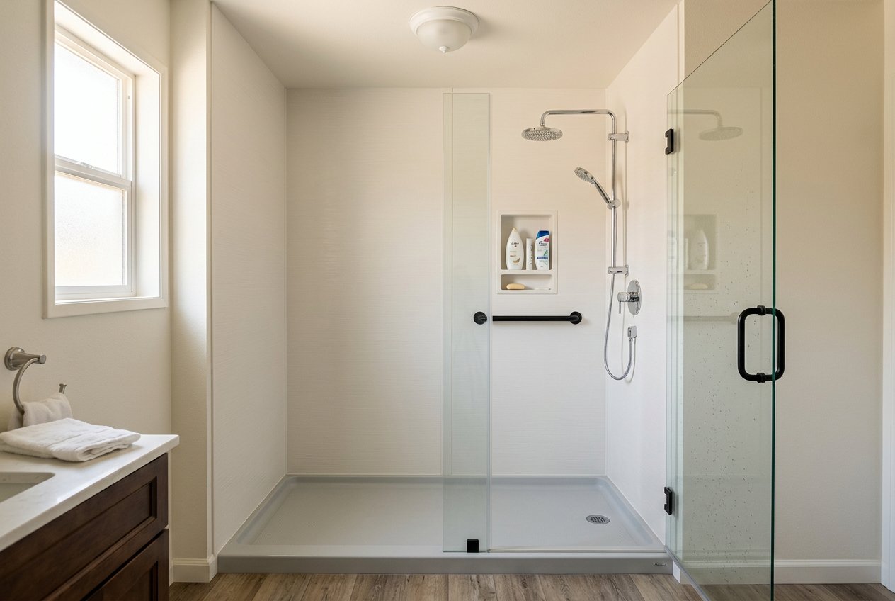 Renovated bathroom in a home in Allegheny County