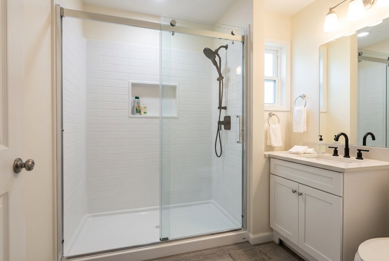 Recently remodeled bathroom in a Allston, MA home