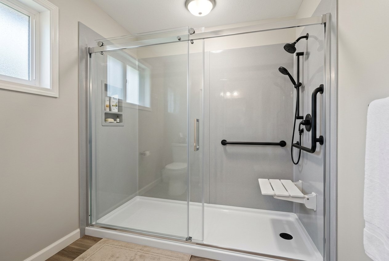 Recently remodeled bathroom in a Ambler, PA home