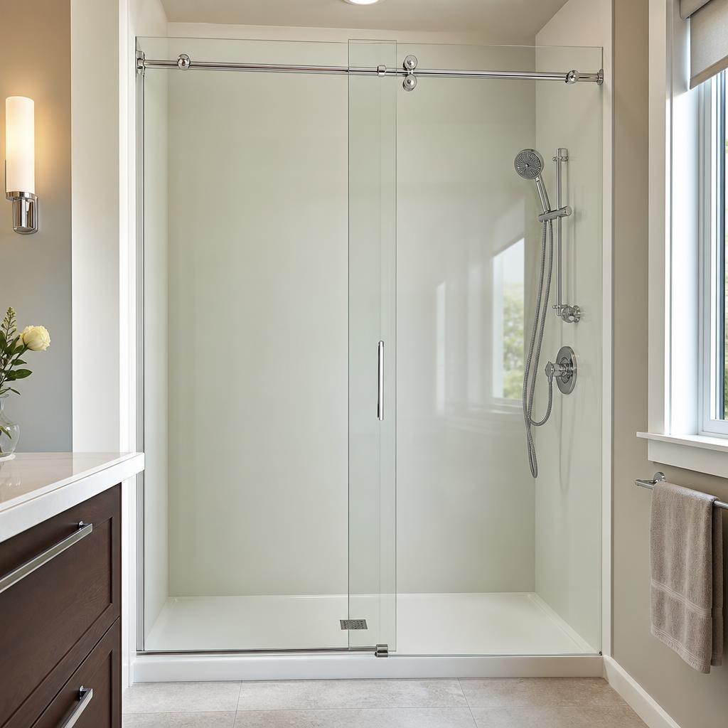 Recently remodeled bathroom in a Ambridge, PA home
