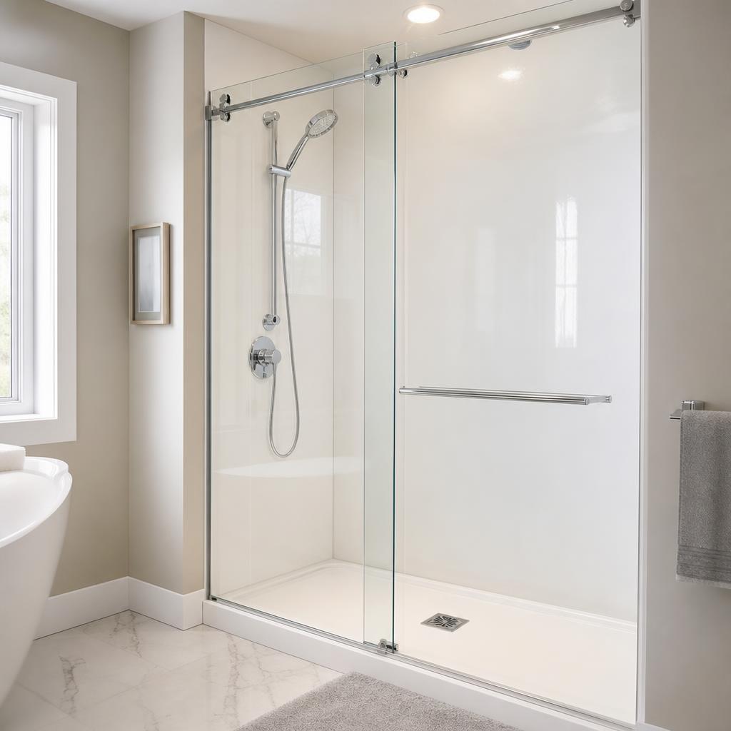 Recently remodeled bathroom in a Amo, IN home