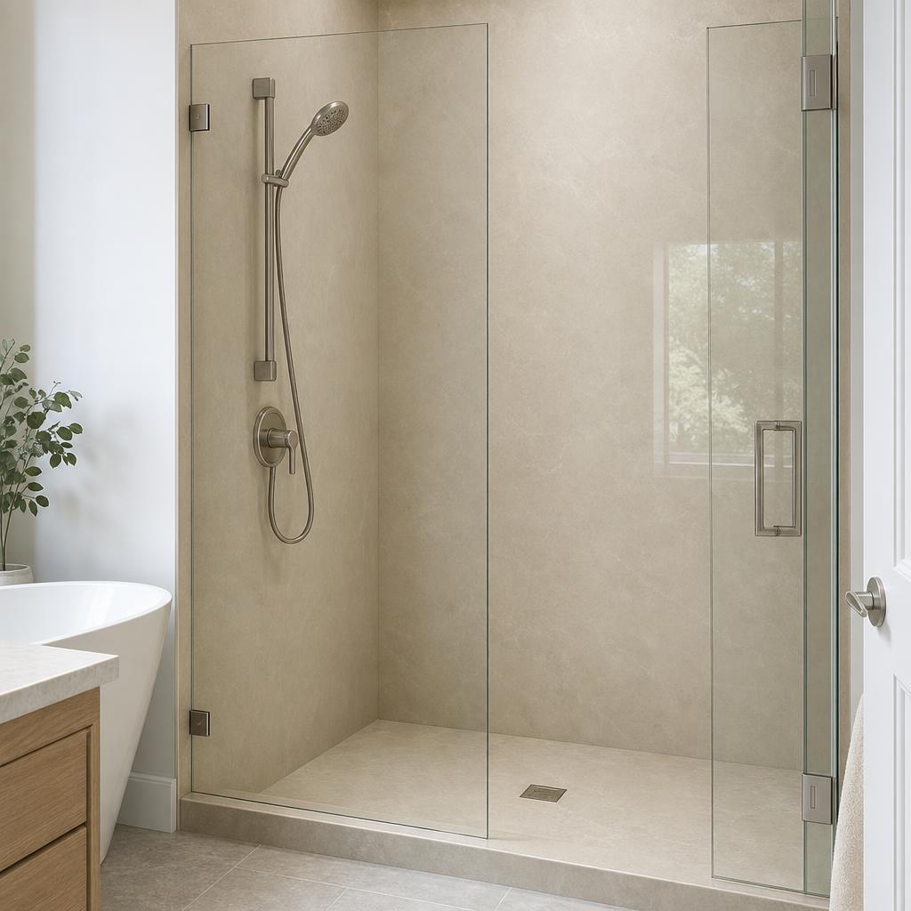 Recently remodeled bathroom in a Anchorage, KY home