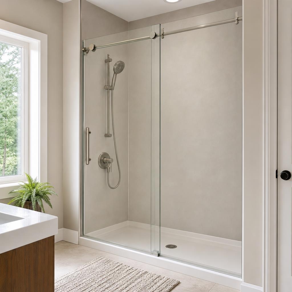 Recently remodeled bathroom in a Ansley Park, GA home