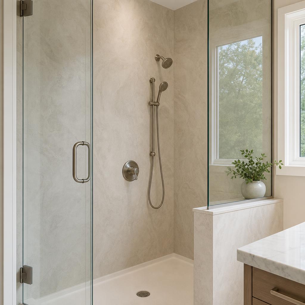 Recently remodeled bathroom in a Apollo Beach, FL home