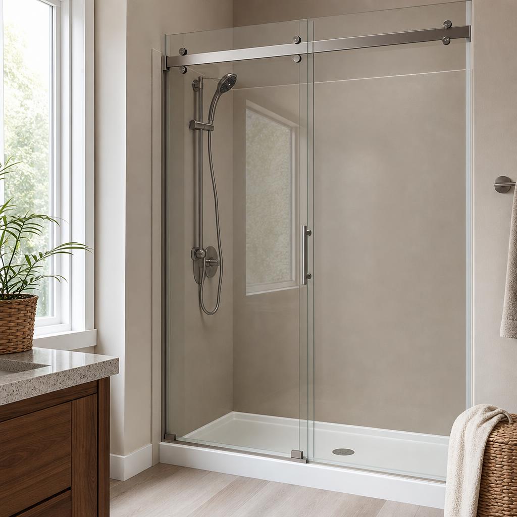 Recently remodeled bathroom in a Applewood, CO home