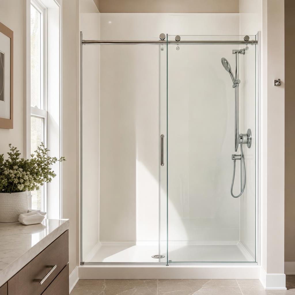 Recently remodeled bathroom in a Arlington, FL home