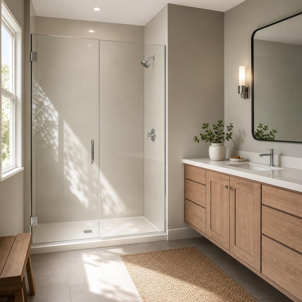 Recently remodeled bathroom in a Arvada, CO home