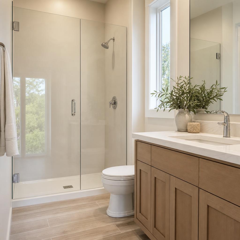 Recently remodeled bathroom in a Ashland Park, KY home