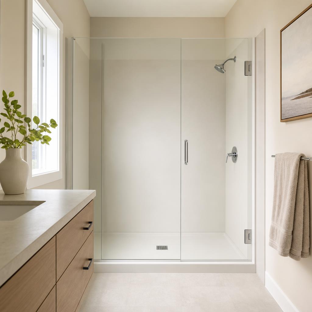 Recently remodeled bathroom in a Aston, PA home