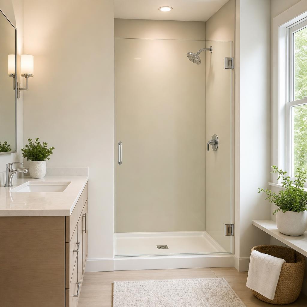 Recently remodeled bathroom in a Atlanta, IN home