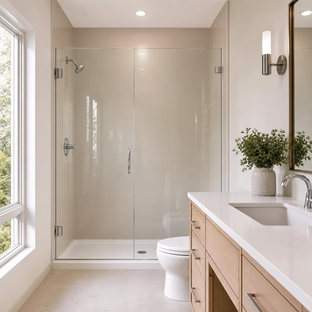 Recently remodeled bathroom in a Aurora, CO home