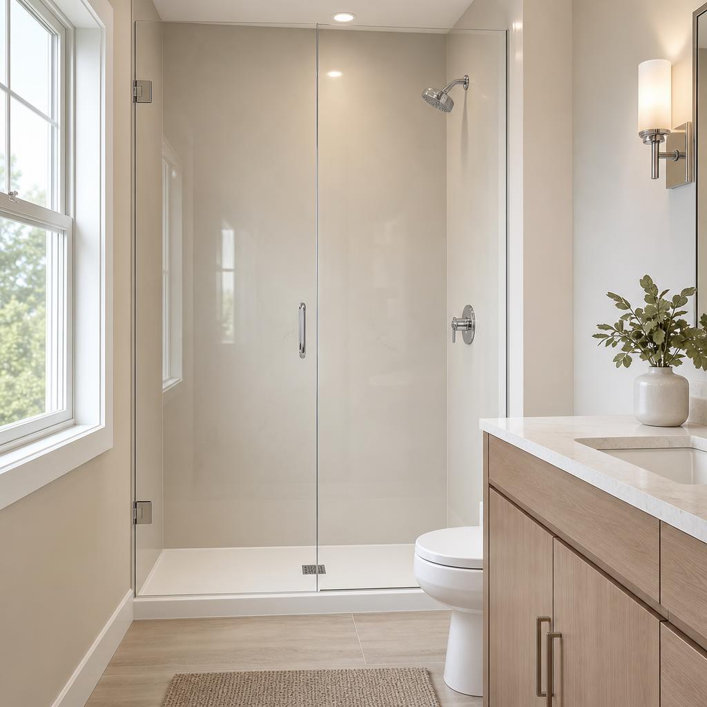 Recently remodeled bathroom in a Austin, TX home