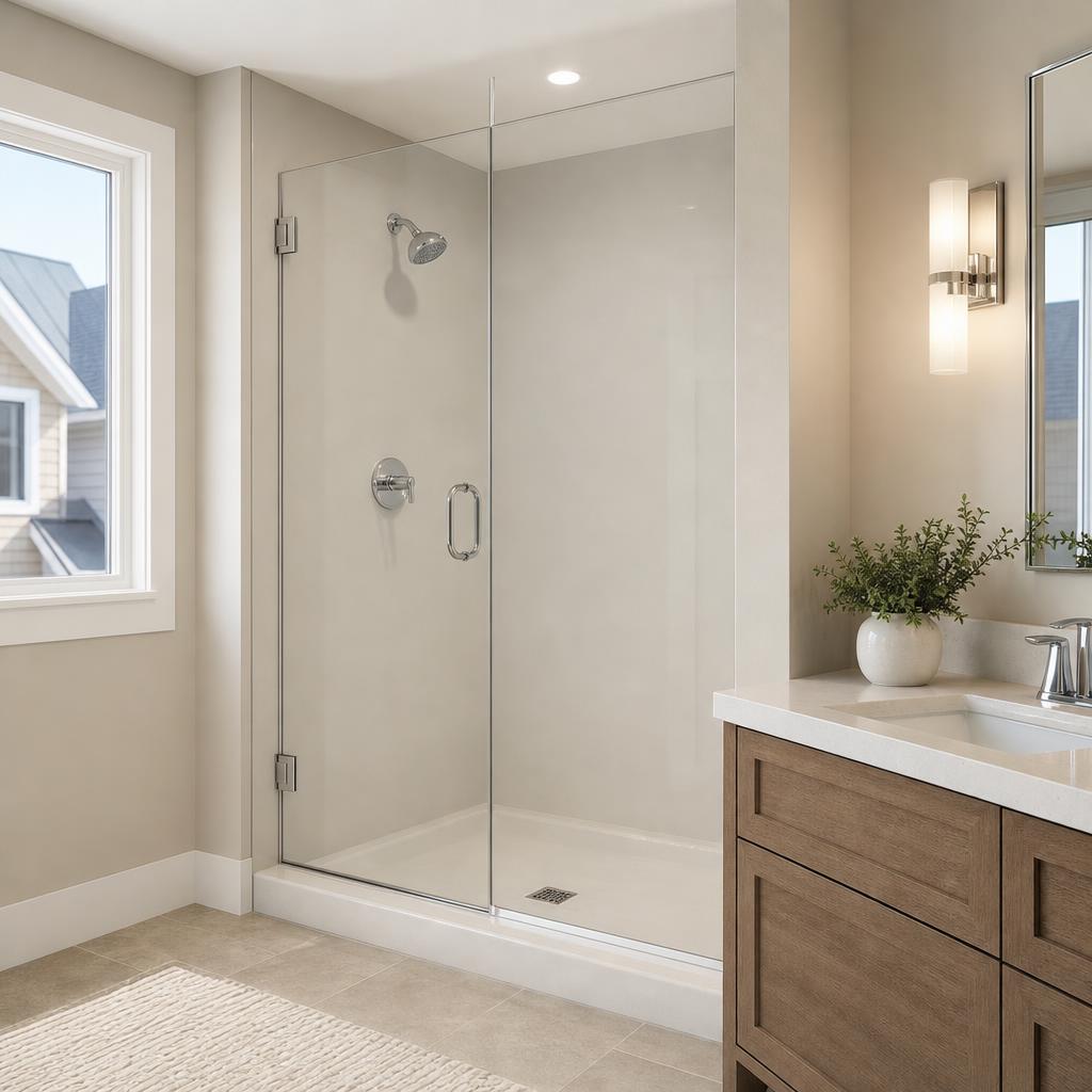 Recently remodeled bathroom in a Back Bay, MA home