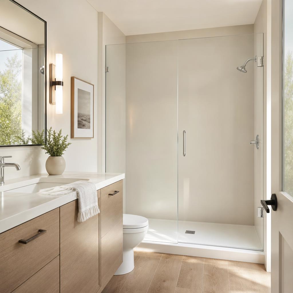 Recently remodeled bathroom in a Bagdad, KY home