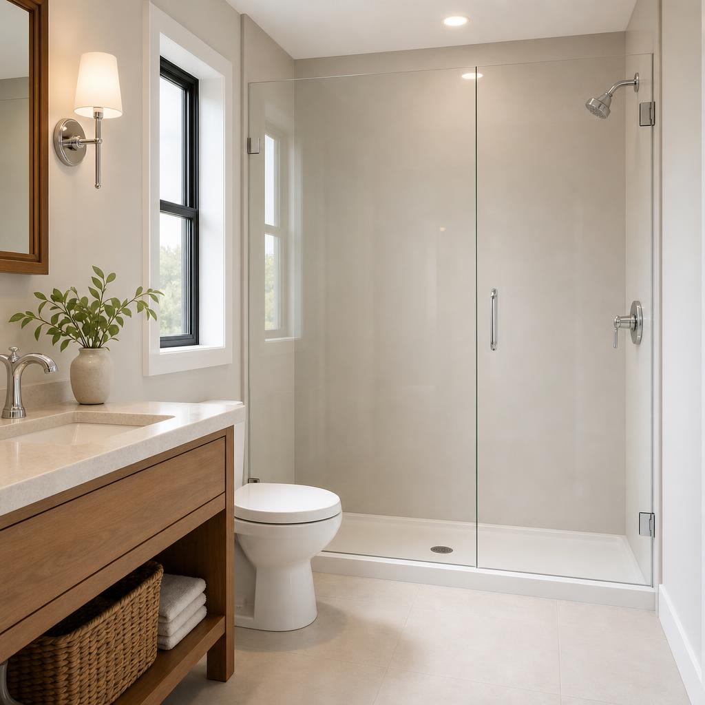 Recently remodeled bathroom in a Ball Ground, GA home