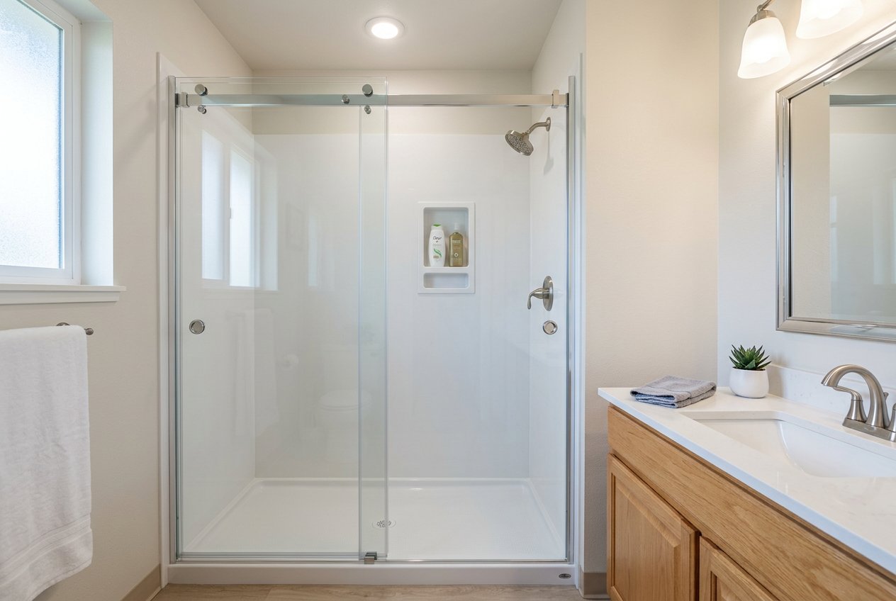 Recently remodeled bathroom in a St. Augustine, FL home