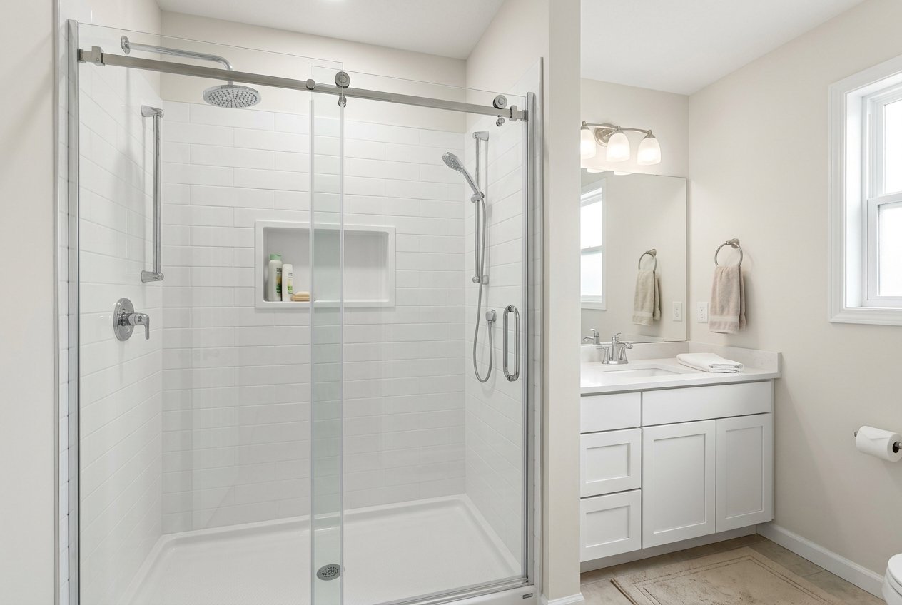 Recently remodeled bathroom in a Raymore, MO home