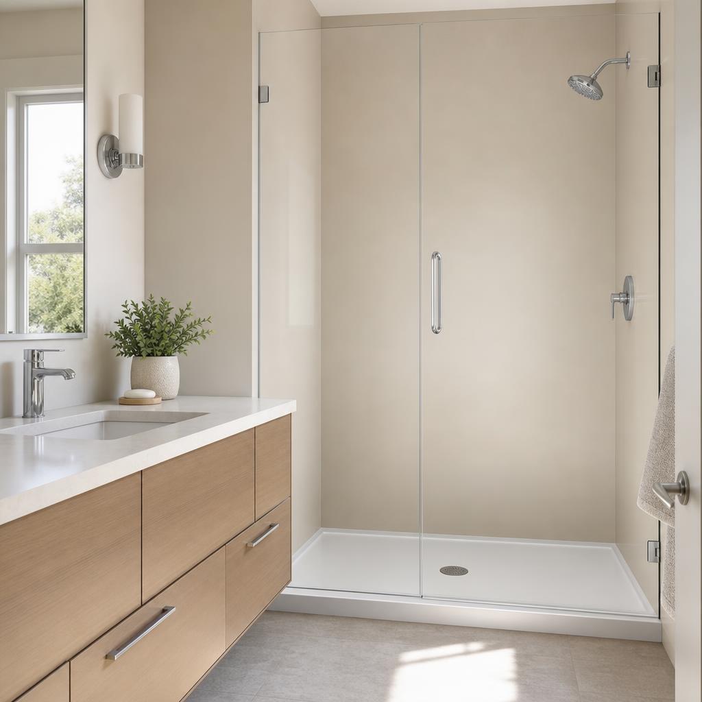 Recently remodeled bathroom in a Baxter, IA home