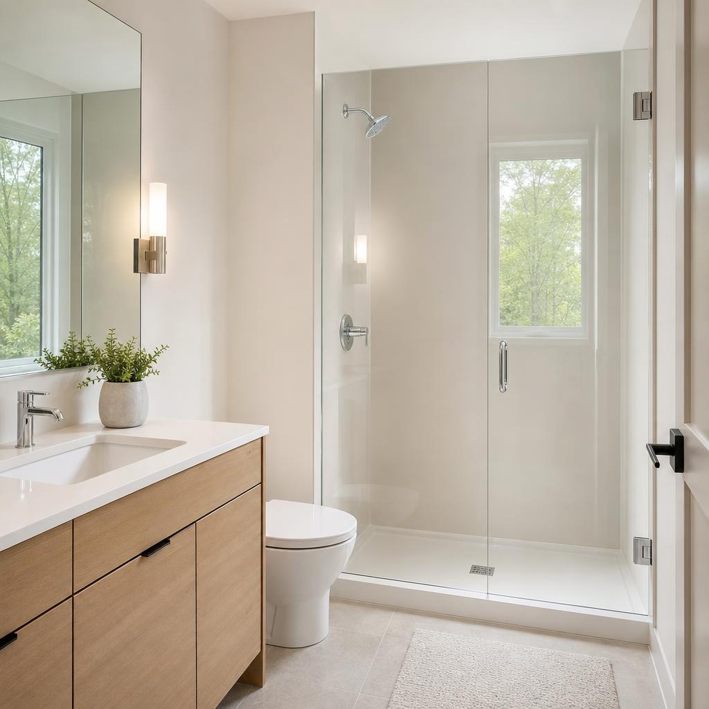 Recently remodeled bathroom in a Baymeadows, FL home