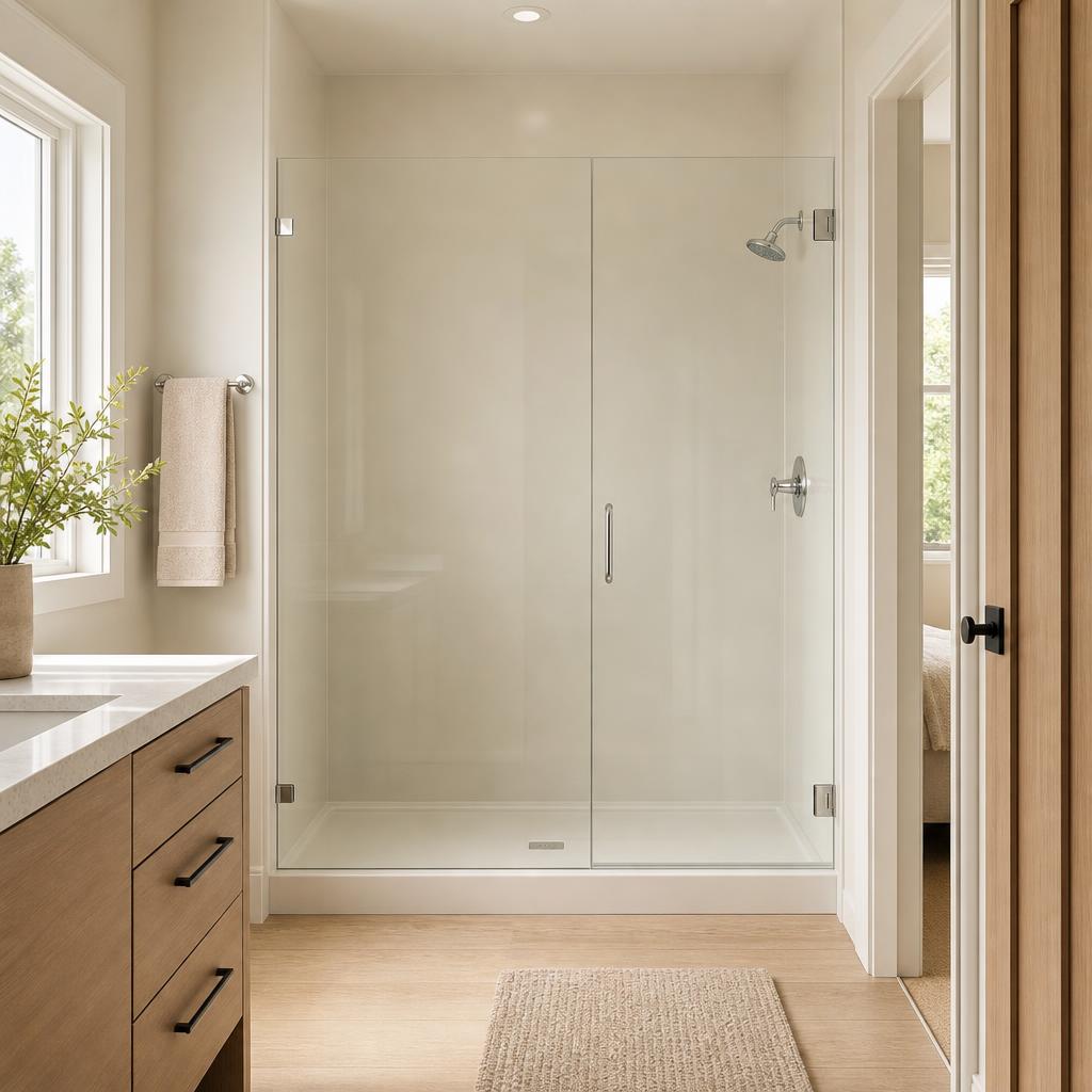Recently remodeled bathroom in a Beaverdale, IA home