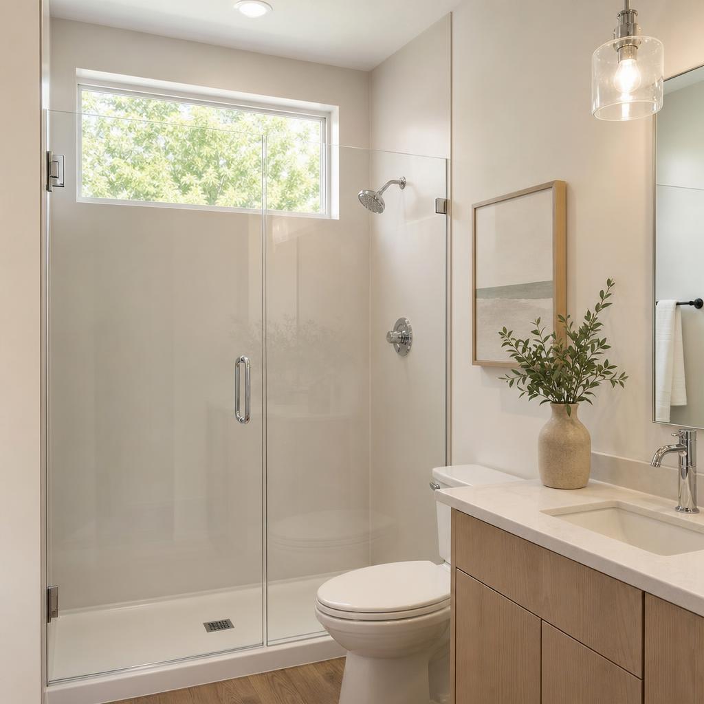 Recently remodeled bathroom in a Beechmont, KY home