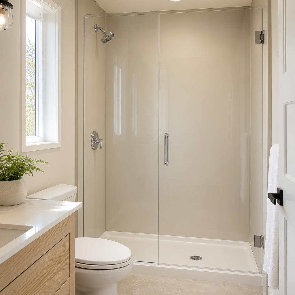 Recently remodeled bathroom in a Bel Air, MD home