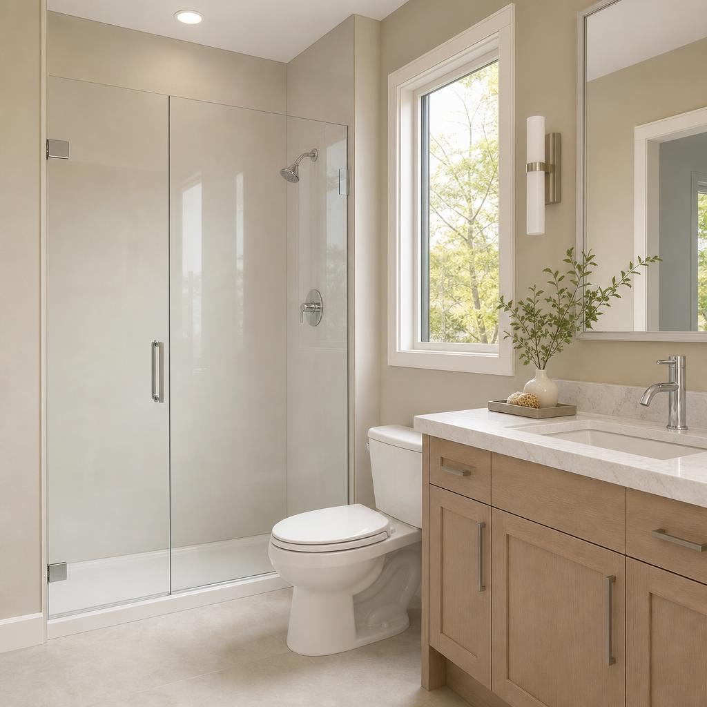 Recently remodeled bathroom in a Bell Court, KY home