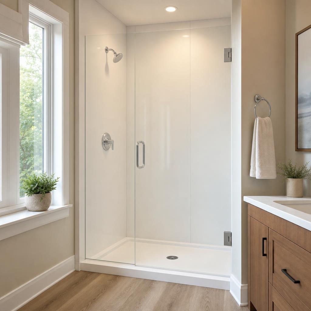 Recently remodeled bathroom in a Belleview, FL home