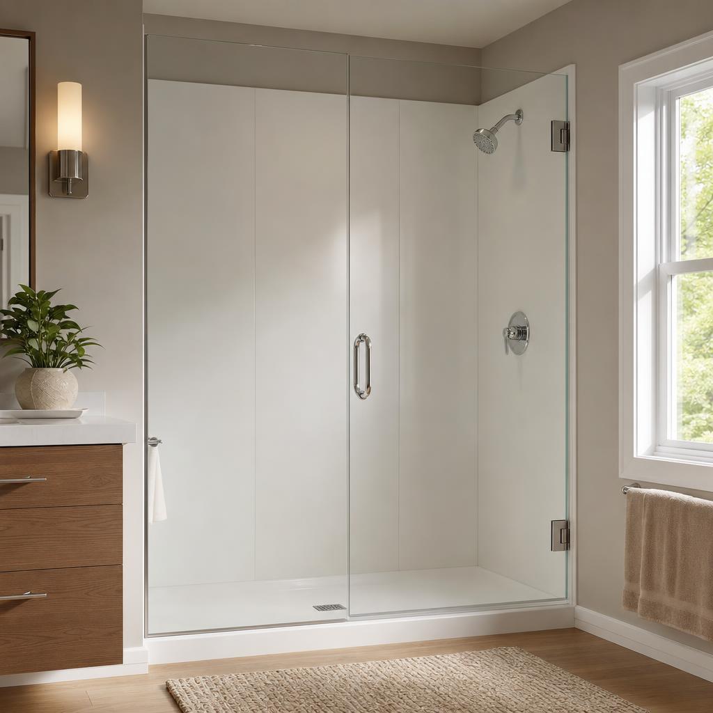 Recently remodeled bathroom in a Belvedere Park, GA home
