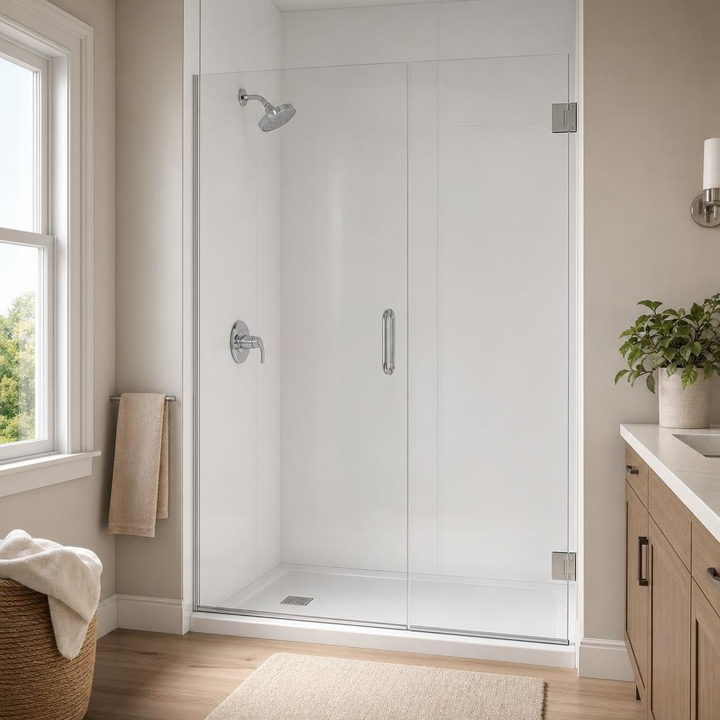 Recently remodeled bathroom in a Berkeley, CO home