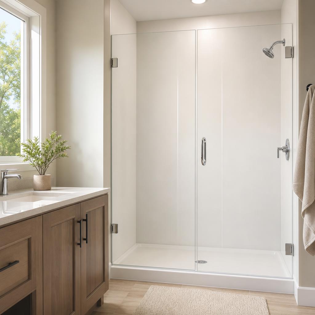 Recently remodeled bathroom in a Bernardston, MA home