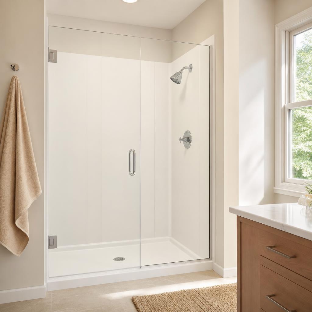 Recently remodeled bathroom in a Bon Air, KY home