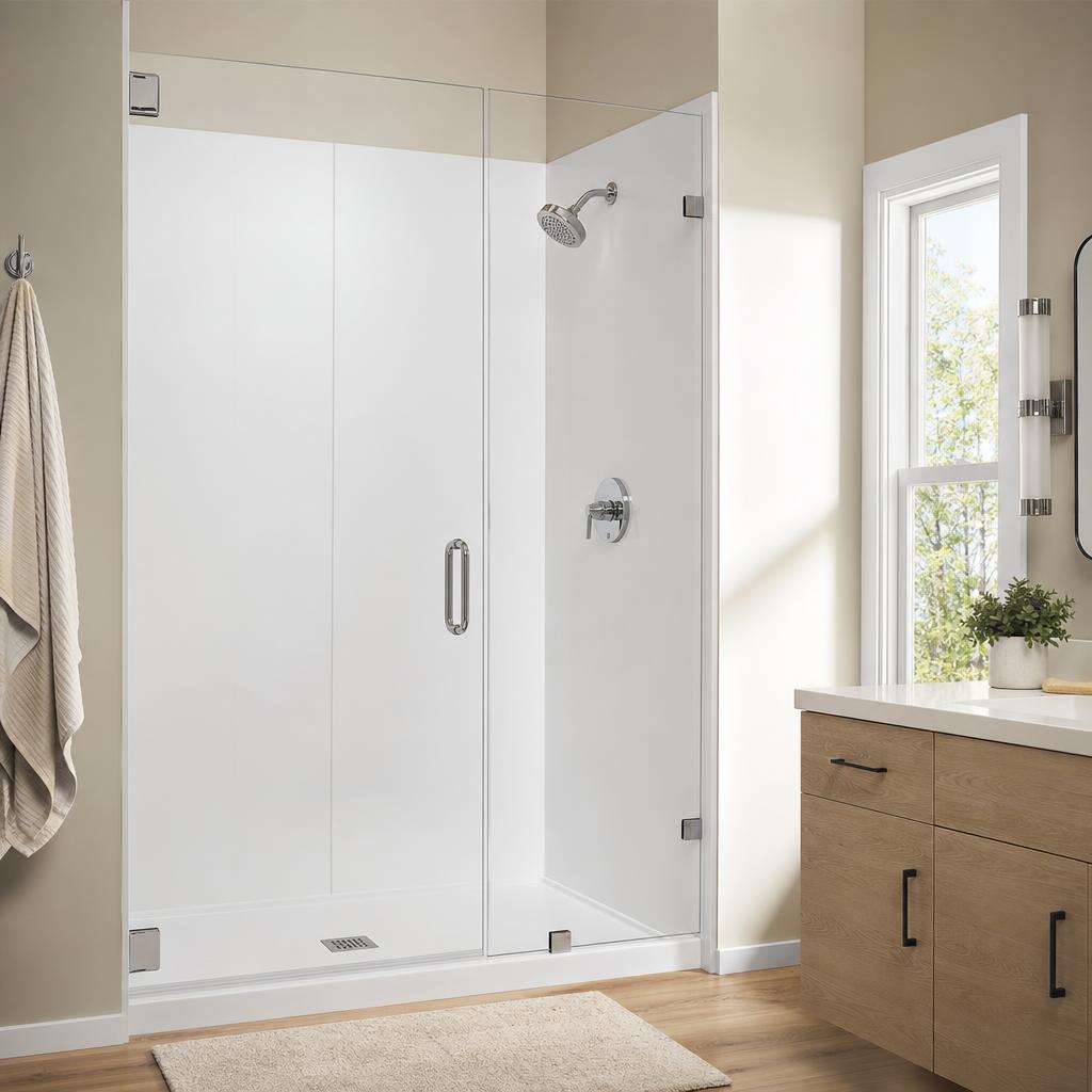 Recently remodeled bathroom in a Bonanza, GA home