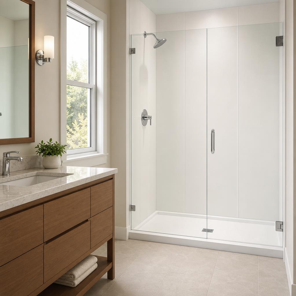 Recently remodeled bathroom in a Borculo, MI home