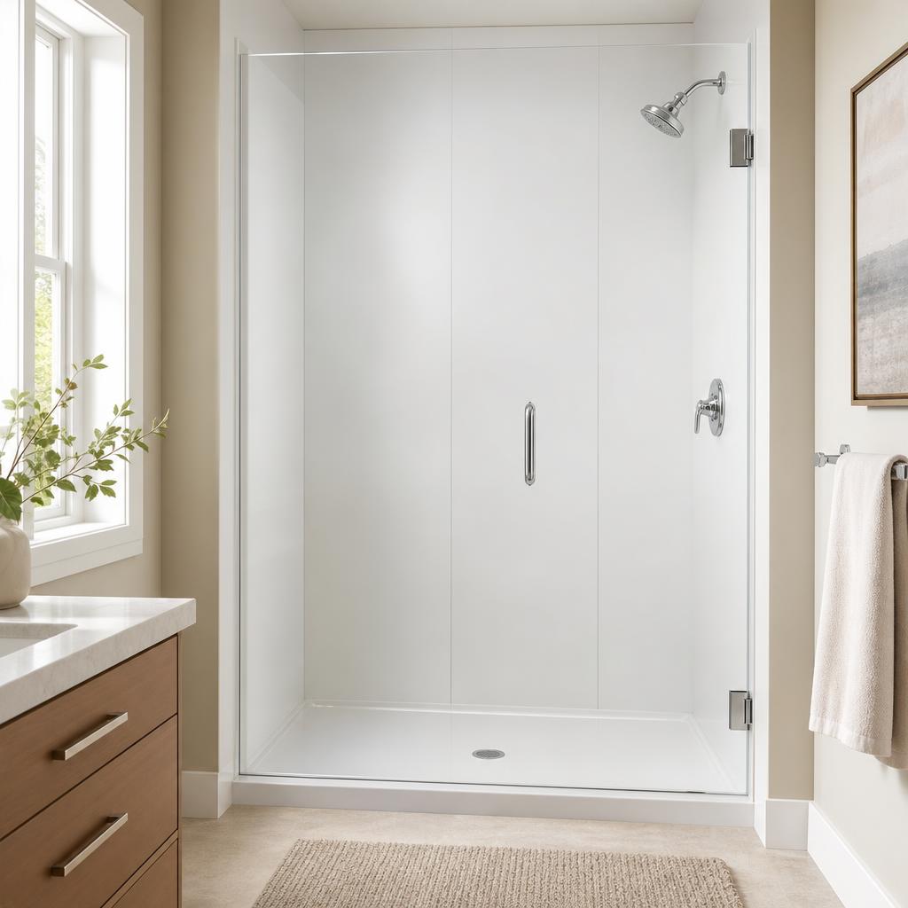 Renovated bathroom in a home in Bourbon County