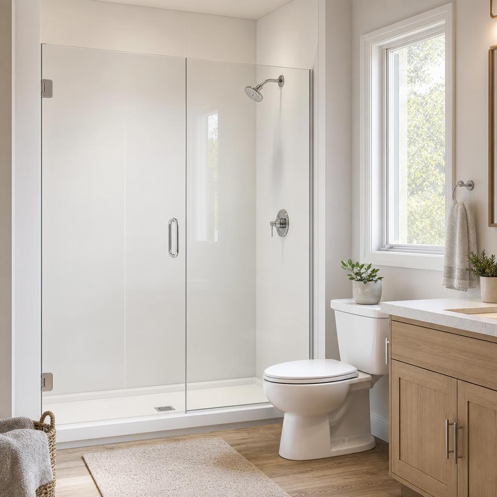 Recently remodeled bathroom in a Brandon, FL home
