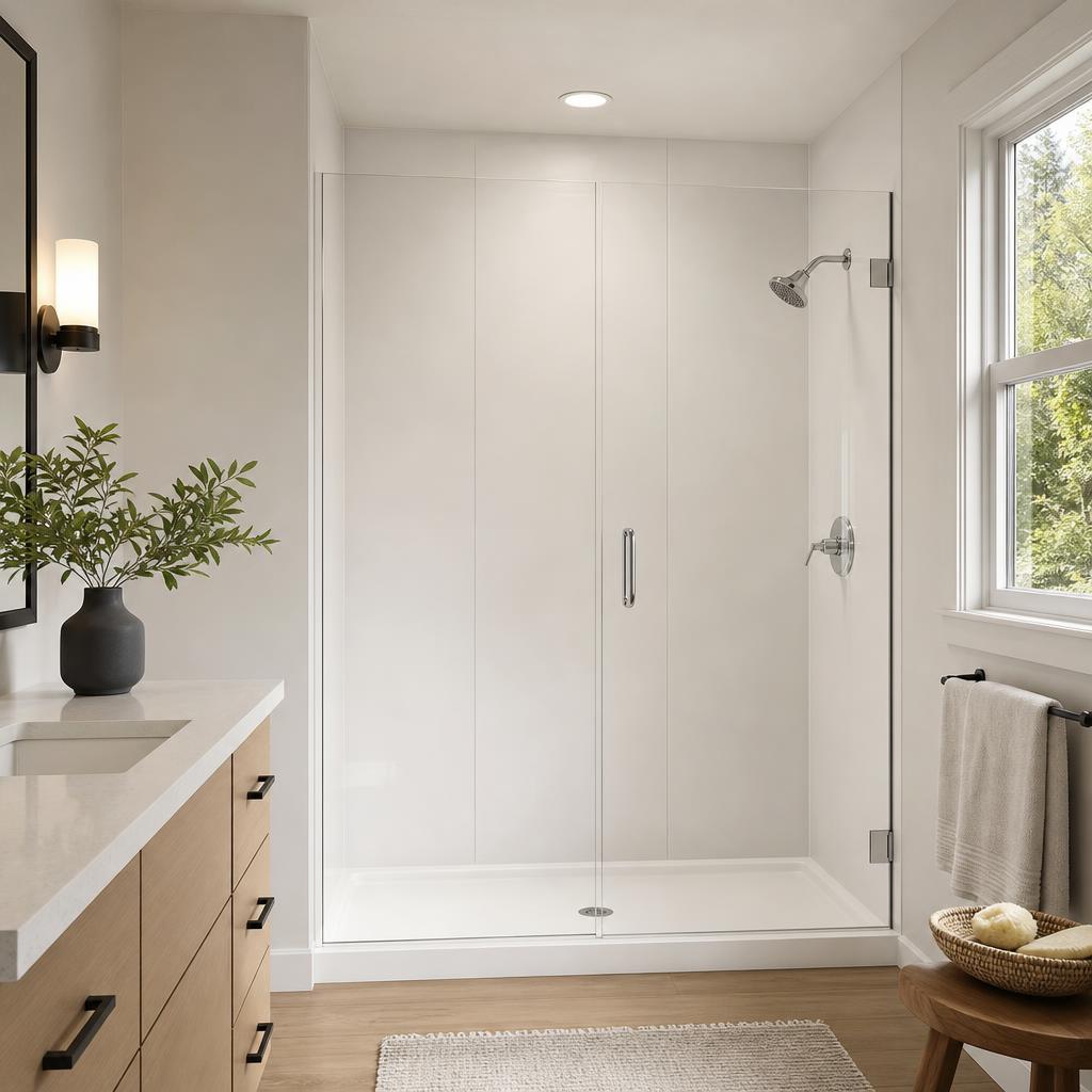 Recently remodeled bathroom in a Bridgeville, PA home
