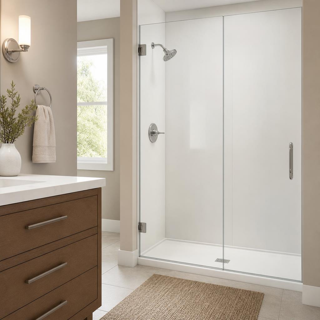Recently remodeled bathroom in a Brooklyn, IN home