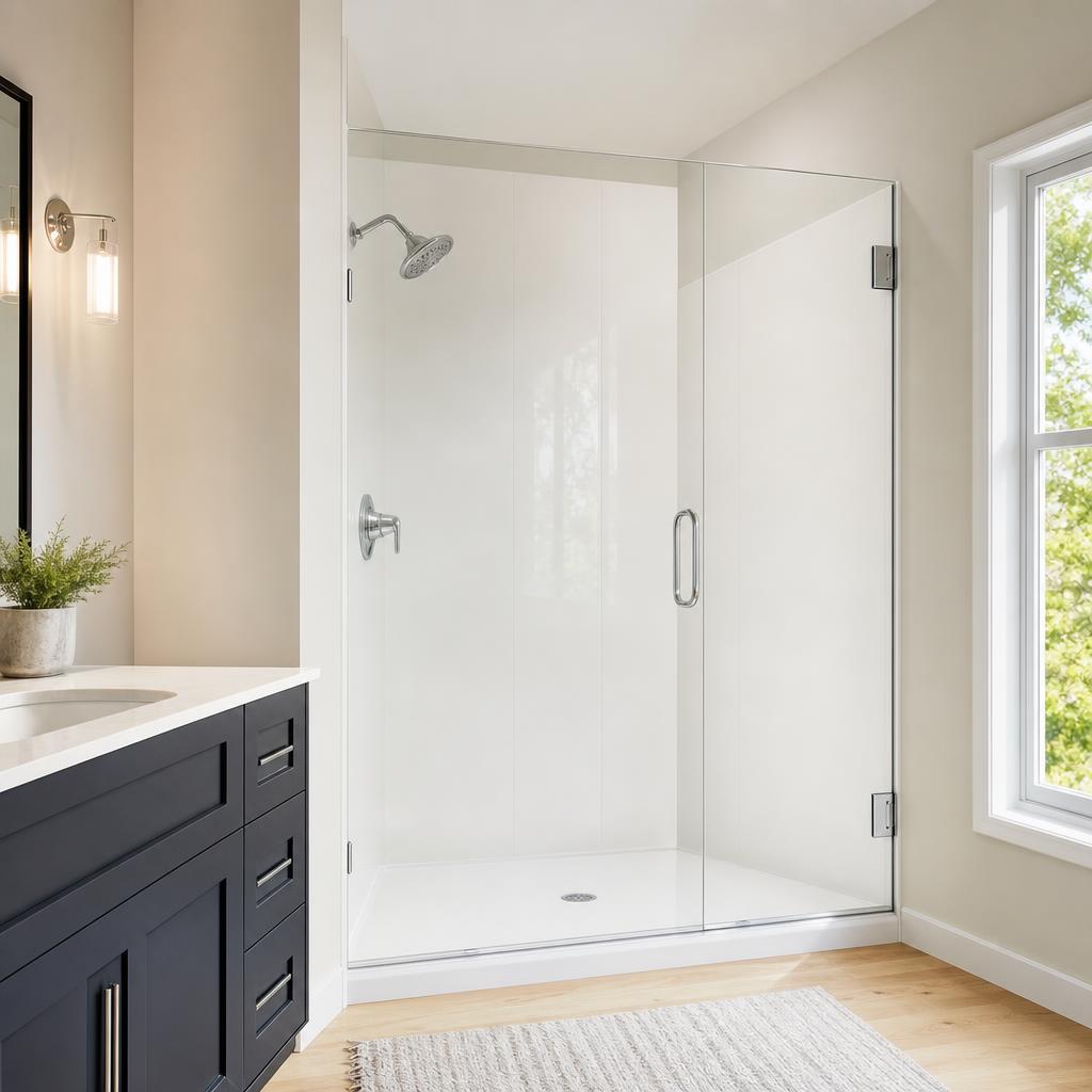 Recently remodeled bathroom in a Brooklyn, FL home