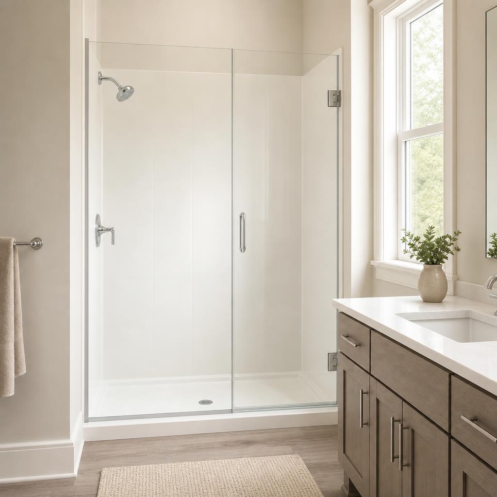 Recently remodeled bathroom in a Brooks, GA home