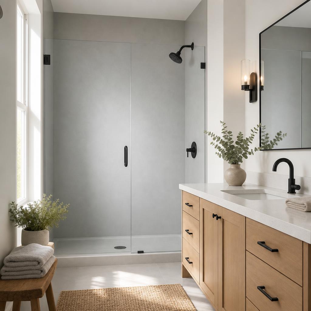 Recently remodeled bathroom in a Buckhead, GA home