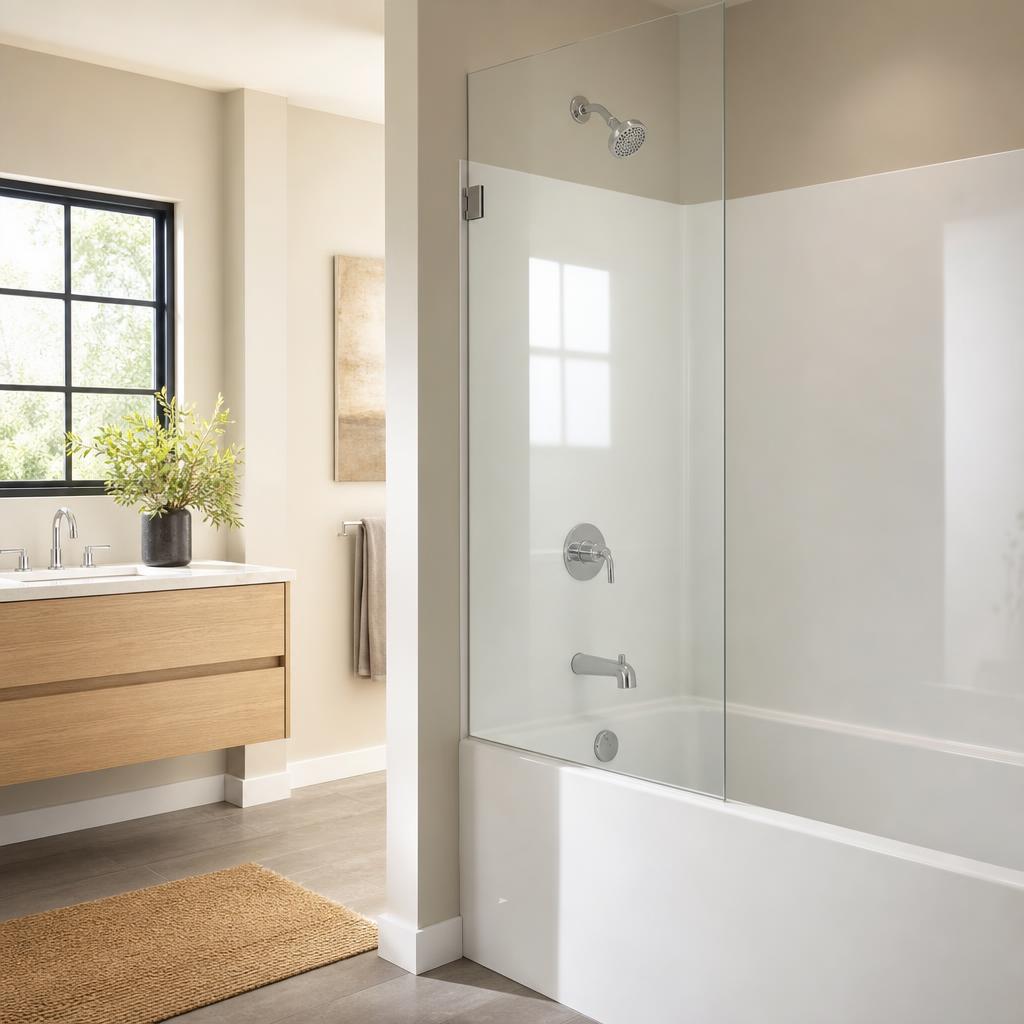 Recently remodeled bathroom in a Buckland, MA home