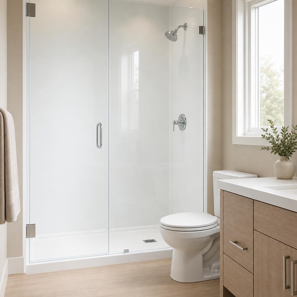 Renovated bathroom in a home in Bucks County