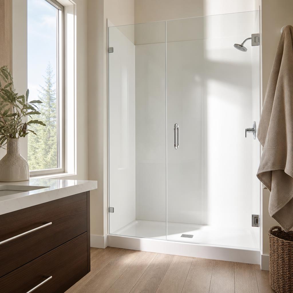 Renovated bathroom in a home in Butler County