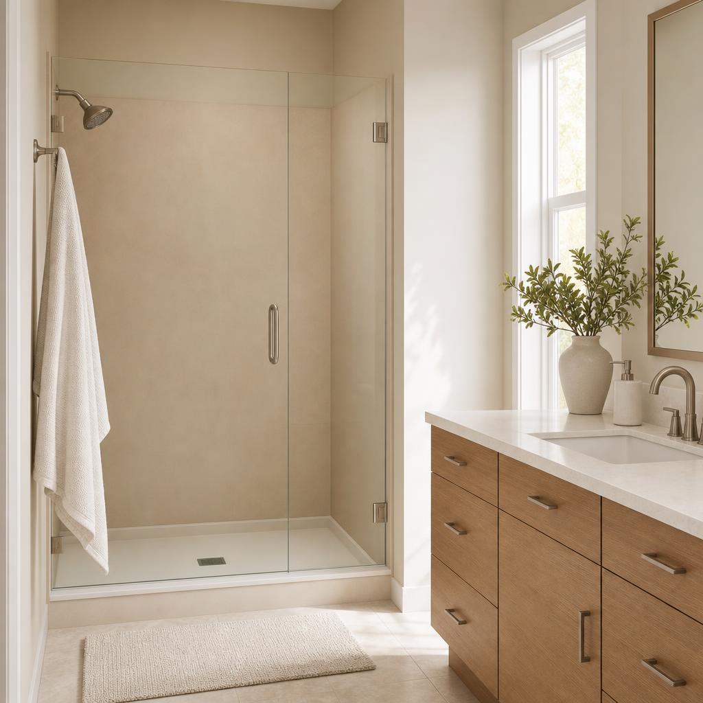 Recently remodeled bathroom in a Byron Center, MI home